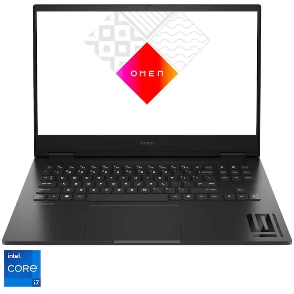 HP Laptop Gaming HP OMEN 16-wf0116nq, Procesor Intel® Core™ i7-13700HX, Display 16.1 Full HD (1920x1080), IPS, 165Hz, Memorie RAM 16GB DDR5, Capacitate 1TB SSD, Placa video dedicata NVIDIA GeForce RTX 4070 8GB GDDR6, Free DOS, Shadow Black (INT Keyboard)