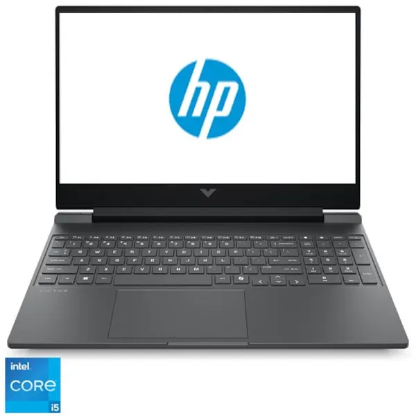 HP Laptop Gaming HP Victus 15-fa2008nn, procesor Intel® Core™ i5 -13420H pana la 4.6 Ghz, 15.6 inch, Full HD IPS, 16 GB DDR4, 512GB SSD, NVIDIA® GeForce RTX™ 4050 6GB VRAM, No OS, Argintiu