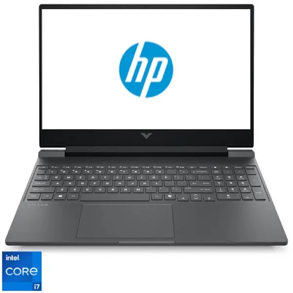 HP Laptop Gaming HP VICTUS 15-fa2104nn, procesor Intel® Core™ i7-14650HX, 15.6 inch, Full HD, 24GB DDR5 RAM, 1TB SSD, NVIDIA® GeForce RTX™ 4050 6GB GDDR7, Free DOS, Gri inchis
