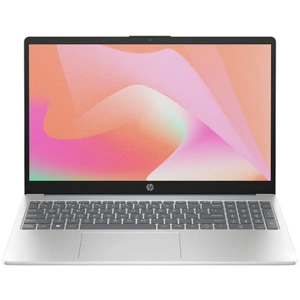 HP Laptop HP 15-fd0113nq (D2KK2EA), procesor Intel® Core™ 5 120U pana la 5.0 GHz, 15.6 inch, Full HD, 16GB DDR5, 512 GB SSD, Intel® Graphics, No OS, Albastru-Argintiu
