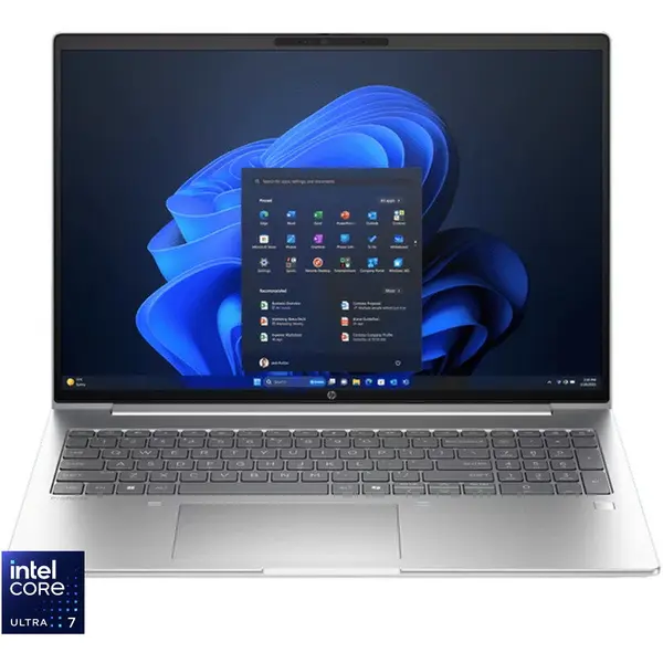 HP Laptop HP 16'' ProBook 4 G1i 16, WUXGA IPS Touch, Procesor Intel® Core™ Ultra 7 255U (12M Cache, up to 5.20 GHz), 16GB DDR5, 512GB SSD, Intel Graphics, Win 11 Pro, Silver