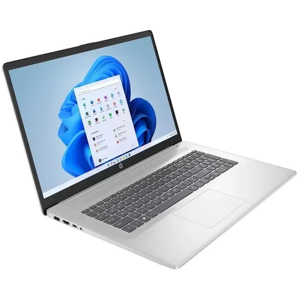 HP Laptop HP 17-cn4009nw, procesor Intel Core 5 120U, 17.3 inch, Full HD, 16GB RAM, 512GB SSD, Intel Graphics, Windows 11 Home, Argintiu