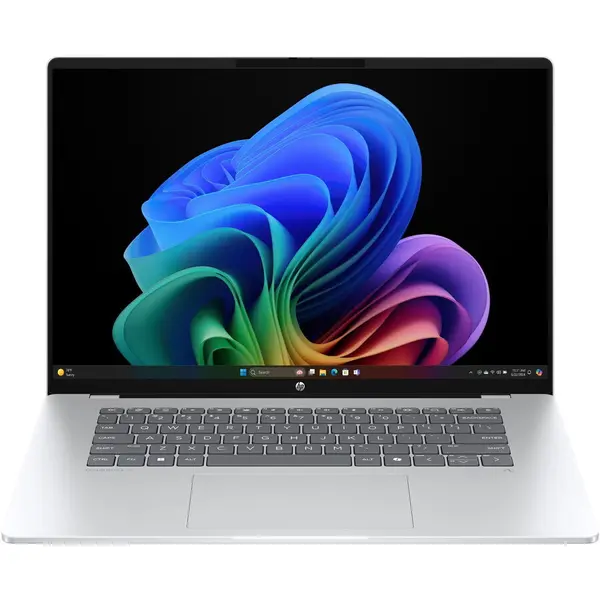 HP Laptop HP OmniBook 5 NG AI, Qualcomm Snapdragon X Plus X1P-42-100, 16 inch, RAM 32 GB, SSD 1 TB, Qualcomm Adreno, Windows 11 Home, Argintiu