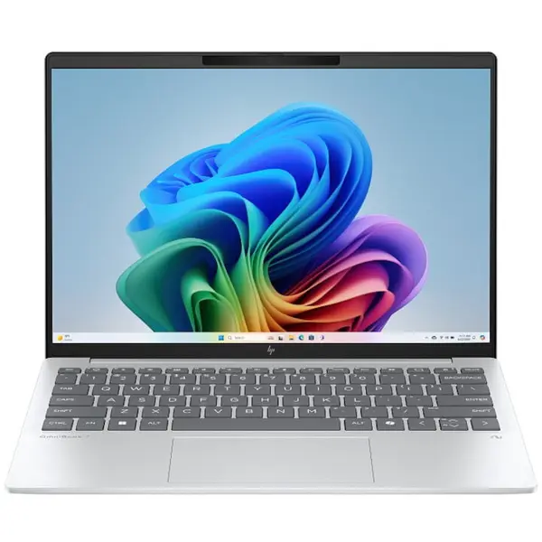 HP Laptop HP OmniBook 7 AeroNGAI 13-bg1009nn, Procesor AMD Ryzen™ AI 7 350, Display 13.3 2K (1920x1200), IPS, Memorie RAM 16GB LPDDR5x, Capacitate 2TB SSD, Placa video integrata AMD Radeon™ 860M Graphics, Windows 11 Home, Glacier silver (INT Keyboard)