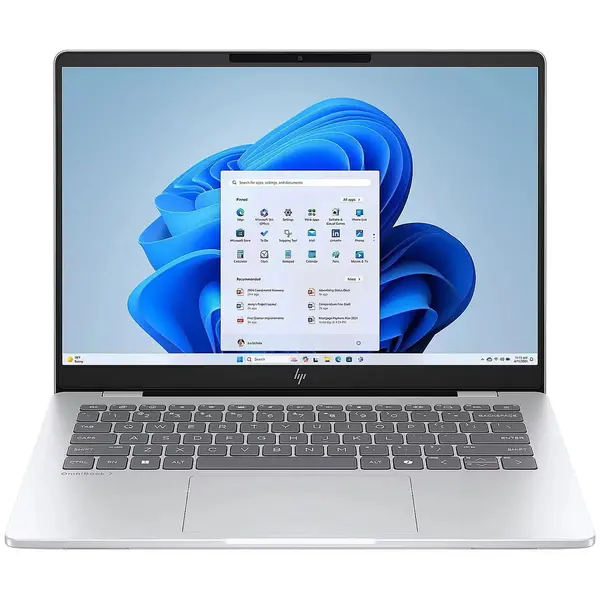 HP Laptop HP OmniBook 7 AI 14-fr0221nw, Intel Core Ultra 5 225U, 14 inch, RAM 16 GB, SSD 512 GB, Intel Graphics, Windows 11, Argintiu