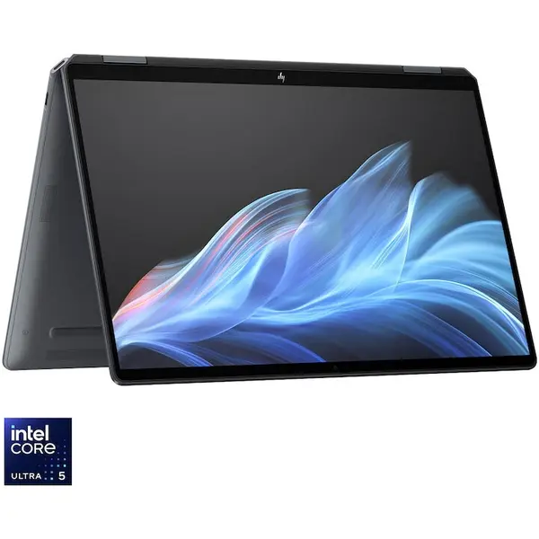 HP Laptop HP OmniBook Ultra Flip14-fh0018nn, procesor Intel® Core™ Ultra 5-226V pana la 4.5GHz, 14 inch, TOUCH, 2.8K, 16GB DDR5 RAM, 1TB SSD, Intel® Arc™ Graphics, Windows 11 Home, Gri