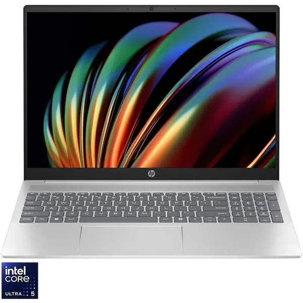 HP Laptop HP Pavilion 16-af0017nn, Procesor Intel® Core™ Ultra 5 125U, Display 16 2K (1920x1200), IPS, Memorie RAM 16GB LPDDR5, Capacitate 1TB SSD, Placa video integrata Intel® Graphics, Windows 11 Home, Natural silver aluminum (INT Keyboard)