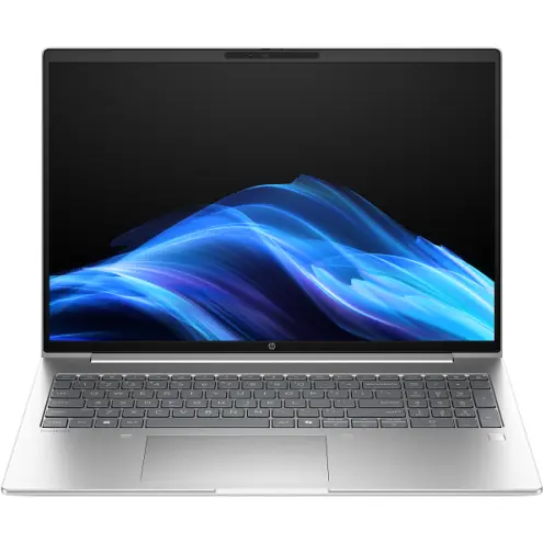 HP Laptop HP ProBook 4 G1i 16, Procesor Intel® Core™ Ultra 7 255U (12M Cache, pana la 5.2 GHz), 16 inch, WUXGA IPS, 24GB DDR5, 1TB SSD, Intel Graphics, Windows 11 Pro, Argintiu