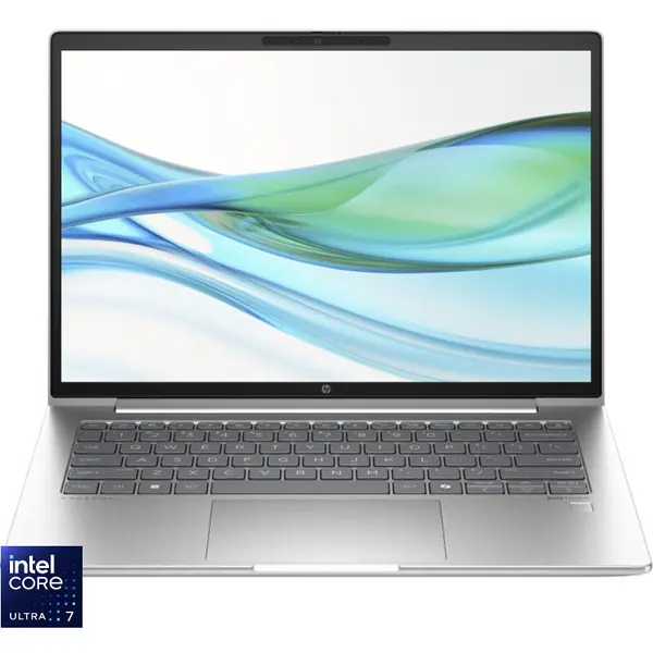 HP Laptop HP ProBook 440 G11, Display 14'' WUXGA (1920 x 1200), IPS, Procesor Intel® Core™ Ultra 7 155U, Memorie RAM 16GB DDR5, Capacitate de stocere 512GB SSD, Placa grafica integrata Intel Graphics, Free DOS, Argintiu (INT Keyboard)