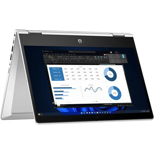 HP Laptop HP Probook x360 435 G10, 13.3 inch, 1920 x 1080 Touchscreen, AMD Ryzen 7 7730U, 16 GB DDR4, 512 GB SSD, AMD Radeon Graphics, Windows 11 Pro