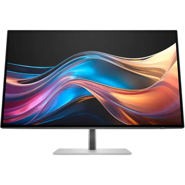 HP Monitor HP Series7 Pro, 27 inch, QHD 727pq, 8J4D8E9, IPS, QHD (2560 x 1440), 5ms, 120Hz, Display port, HDMI, USB Type C, Argintiu