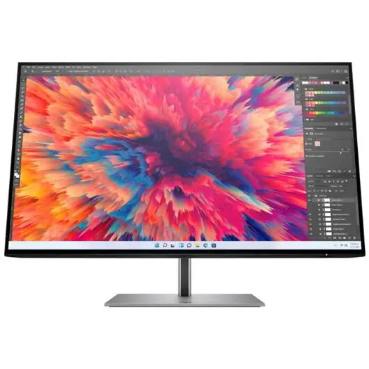 HP Monitor IPS LED HP 23.8 Z24q G3, QHD (2560 x 1440), HDMI, DisplayPort, Pivot, Negru/Argintiu