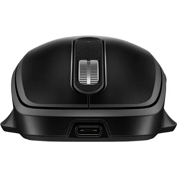 HP Mouse wireless HP 510, reincarcabil ultra-rapid prin USB-C, 3 min pentru autonomie max. 30 de zile, 4 butoane programabile, 4000 DPI, 70% plastic reciclat post-consum, negru