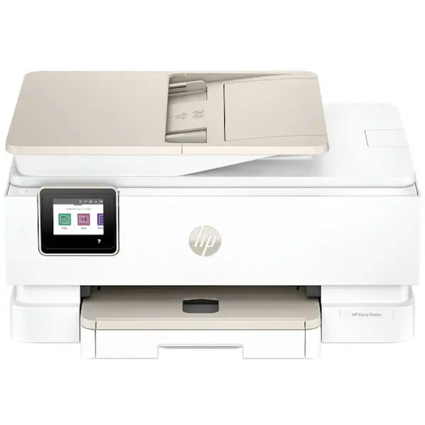 HP Multifunctionala Inkjet color HP Envy Photo 7931, imprimare, copiere, scanare, A4, wireless, ADF, 15 ppm alb-negru / 10 ppm color, alb