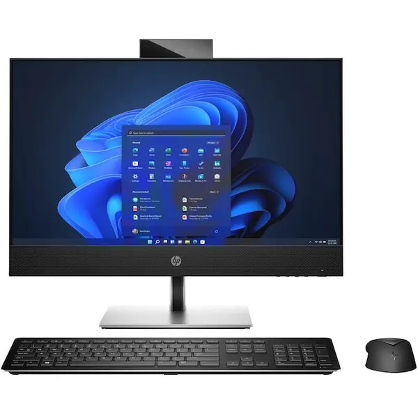 HP PC All-in-One HP ProOne 440 G9, Intel Core i7-14700T, 16 GB RAM, 512 GB SSD, 23.8 inch, Full HD, Windows 11 Pro, Negru
