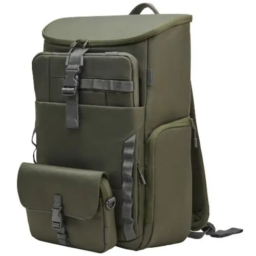 HP Rucsac modular pentru laptop HP 15.6 inch, design modular 3-in-1 (rucsac, husa, plic), capacitate de 27L, poliester rezistent la apa, 51% plastic reciclat post-consum (61 de sticle), Verde