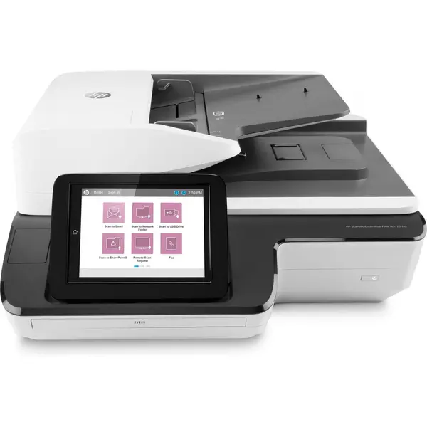 HP Scanner HP ScanJet Enterprise Flow N9120 fn2, Scaner Flatbed & ADF 600 x 600 DPI A3 Negru, Alb