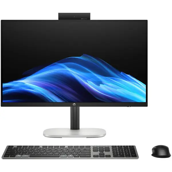 HP Sistem desktop All In One HP ProStudio 4 G1i, 23.8 inch, Full HD IPS, Intel® Core™ Ultra 7 265T 1.5GHz Arrow Lake, 32GB RAM, 1TB SSD, Intel Graphics, Camera Web, Windows 11 Pro