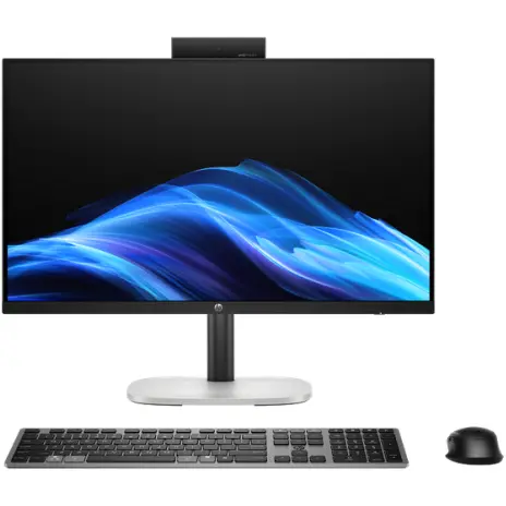 HP Sistem desktop HP ProStudio 4 G1i AiO, procesor Intel Cora Ultra 5 225, 23.8 inch, Full HD, 16GB DDR5, 512GB SSD, Intel Graphics, Camera 5MP, Windows 11 Pro, Negru