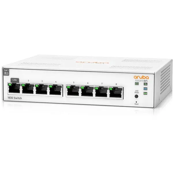 HP Switch Aruba JL810A Instant On 1830, 8 porturi Gigabit