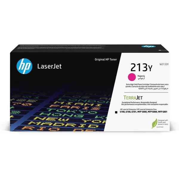 HP Toner imprimanta, HP, Compatibil cu HP 213Y, 12000 pagini, Magenta
