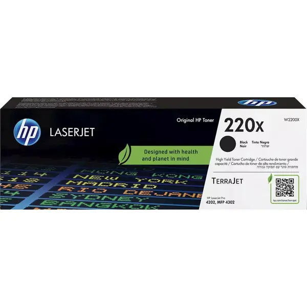 HP Toner imprimanta, HP, Compatibil cu HP 220X, 7500 pagini, Negru