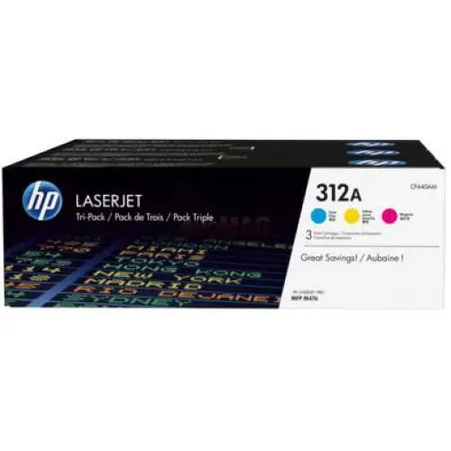 HP Toner Original pentru HP CF440AM Color Tri-Pack 312A, compatibil M476, 3x2700pag CF440AM