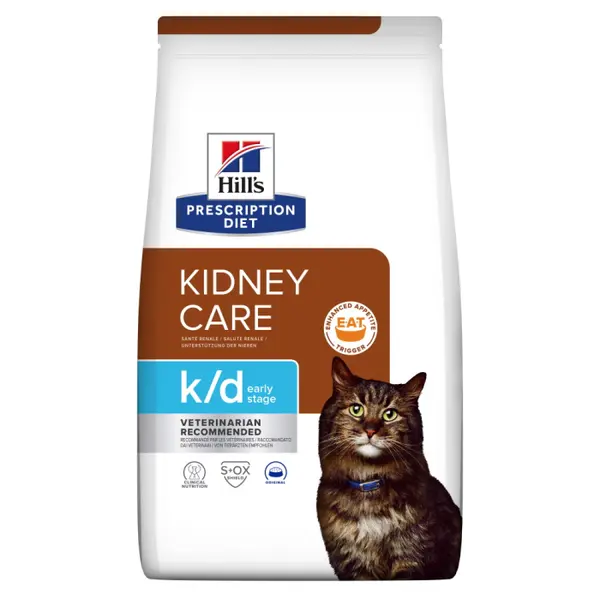Hrana dietetica pentru pisici Hill s PD Kideny Care Early Stage K D 3 kg