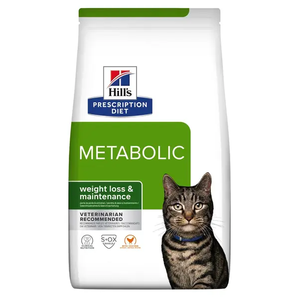 Hrana dietetica pentru pisici Hill s PD Metabolic Weight Loss Maintenance cu pui 1,5 kg