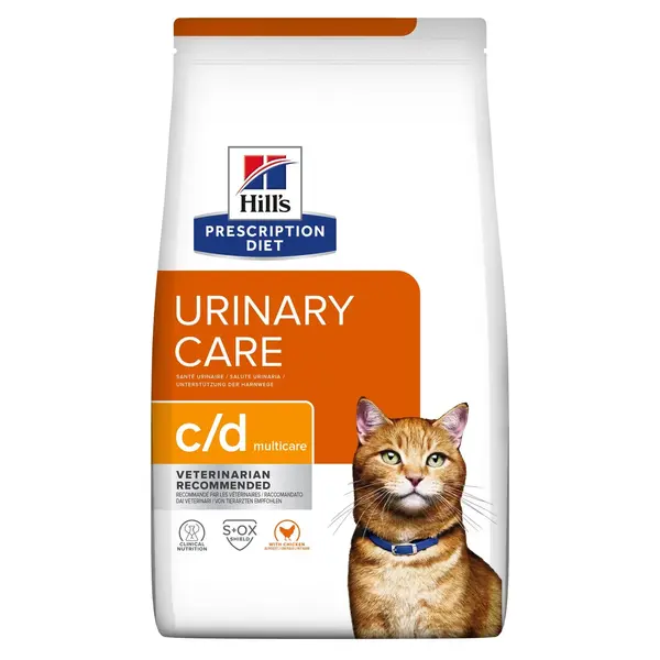 Hrana dietetica pentru pisici Hill s PD Urinary Care C D cu pui 1,5 kg
