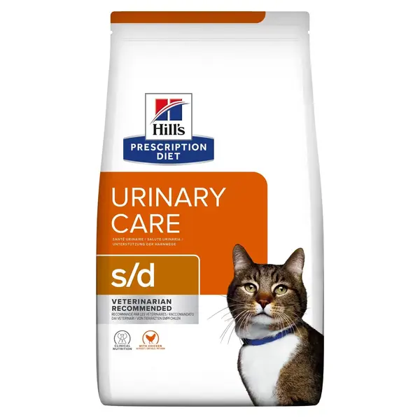 Hrana dietetica pentru pisici Hill s PD Urinary Care S D cu pui 3 kg