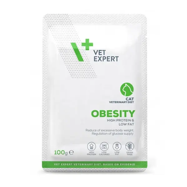 Hrana dietetica pentru pisici Obesity VetExpert 100 gr