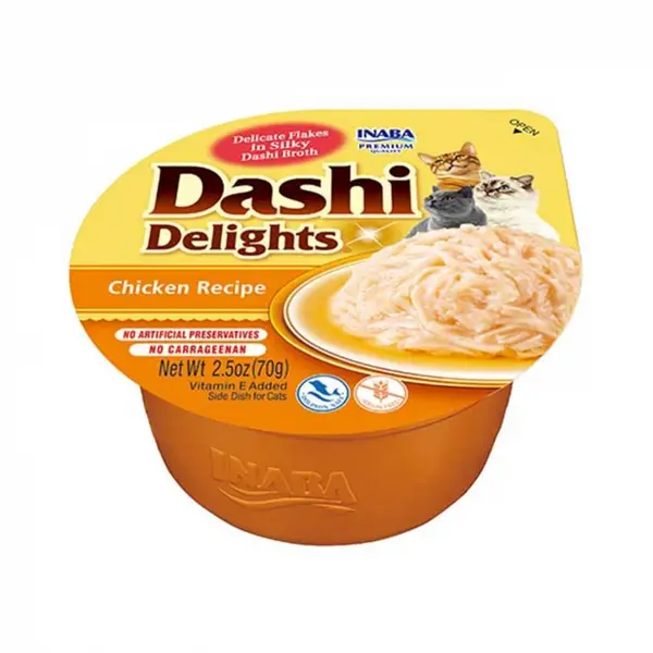 Hrana Umeda fara cereale, Ciao Dashi pentru pisici cu Pui 70 g