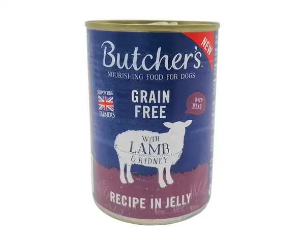 Hrana umeda pentru caini Butcher s, Miel in jeleu, 400g