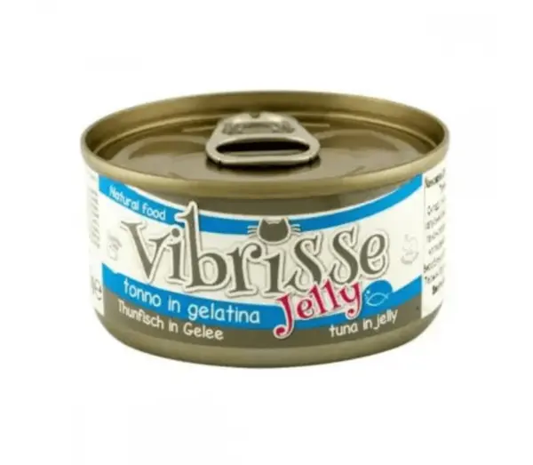 Hrana umeda pentru pisici Croci Vibrisse Jelly, Ton in aspic, 24 x 70g