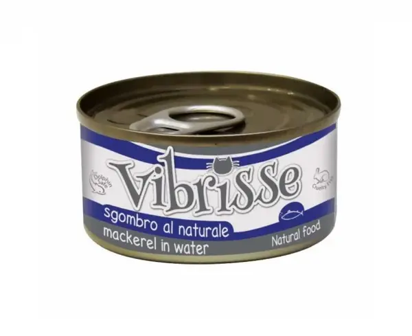 Hrana umeda pentru pisici Croci Vibrisse Natural, Macrou, 24 x 70g