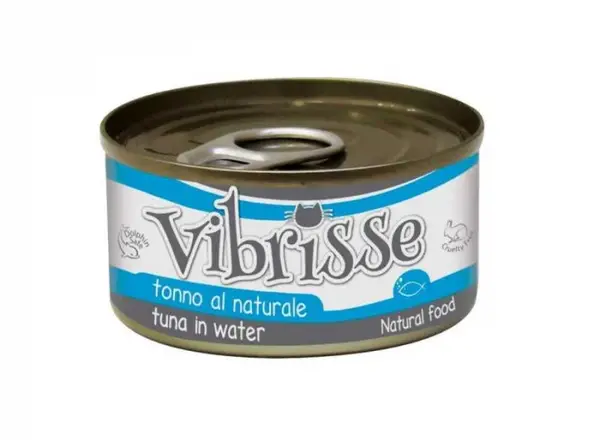 Hrana umeda pentru pisici Croci Vibrisse Natural, Ton, 24 x 70g