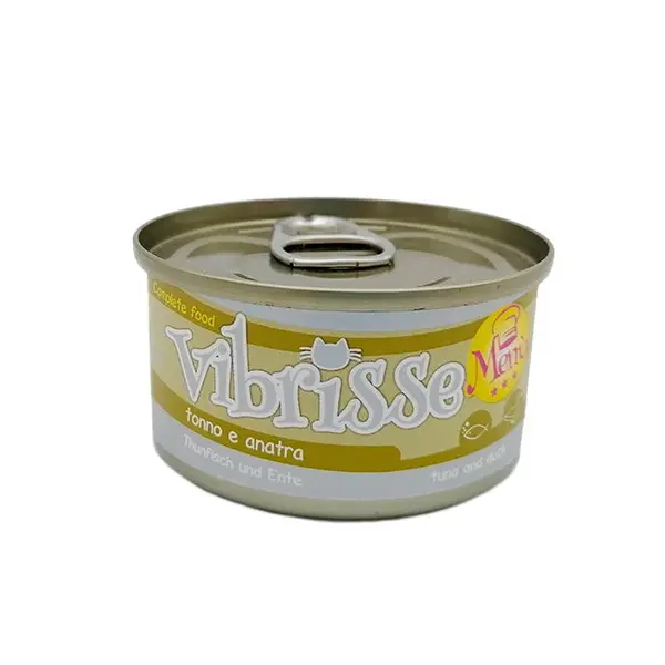 Hrana umeda pentru pisici Croci Vibrisse, Ton si rata, 24 x 70g