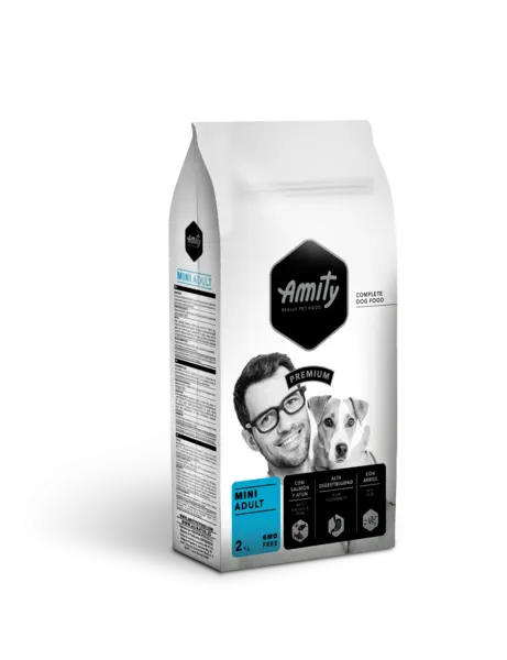 Hrana Uscata Caini, Amity Premium Adult Mini, Somon si Ton, 2 kg