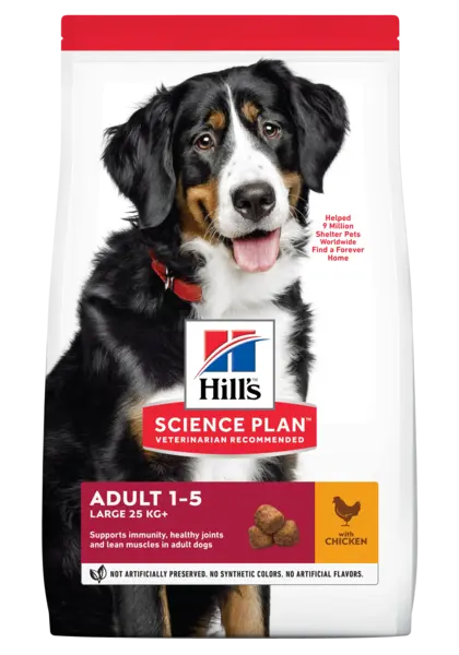 Hrana uscata caini, Hill's Science Plan Canine Adult Large Breed Chicken, 14 kg