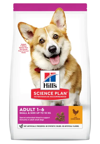 Hrana uscata caini, Hill's Science Plan Canine Adult Small and Mini Chicken, 3 kg