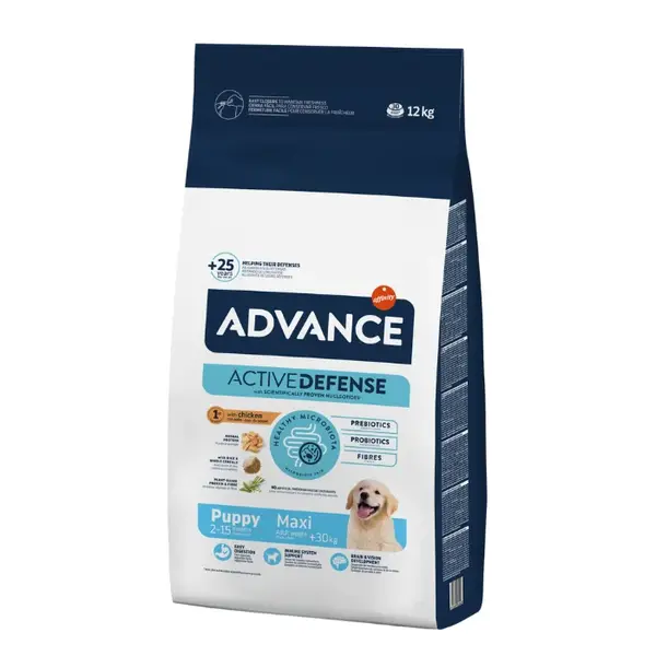 Hrana uscata pentru caini Advance Maxi Puppy Protect, Pui, 12 kg