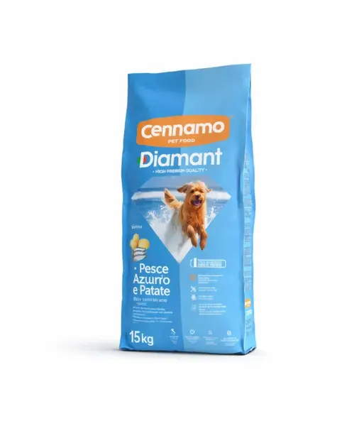 Hrana uscata pentru caini Cennamo Diamant Adult Mini, Peste si cartofi, 15 kg