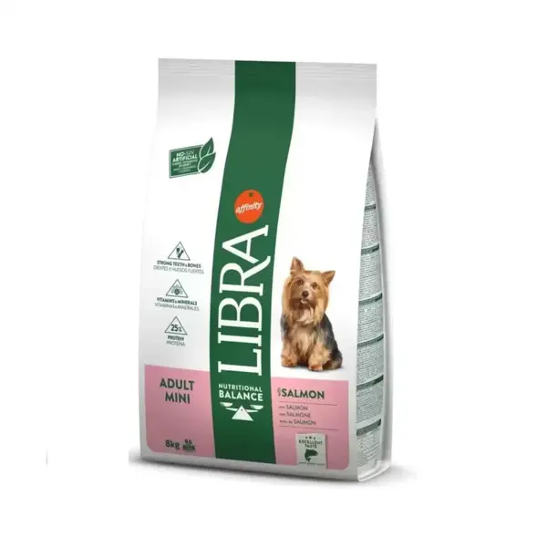 Hrana Uscata pentru caini Libra Adult Mini cu Somon 8 kg