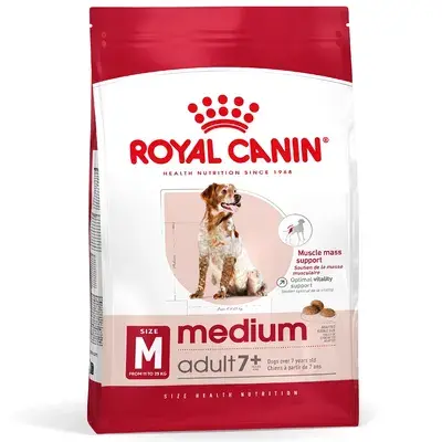 Hrana uscata pentru caini Royal Canin Medium Adult 7+ , 4 kg