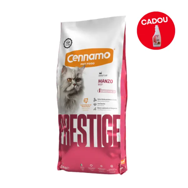 Hrana uscata pentru pisici Cennamo Prestige, Adult, Vita, 10kg