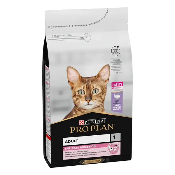 Hrana uscata pentru pisici Pro Plan Adult Delicate, Curcan 1.5kg