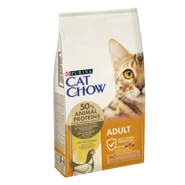 Hrana uscata pentru pisici Purina Cat Chow Adult, Pui, 15kg