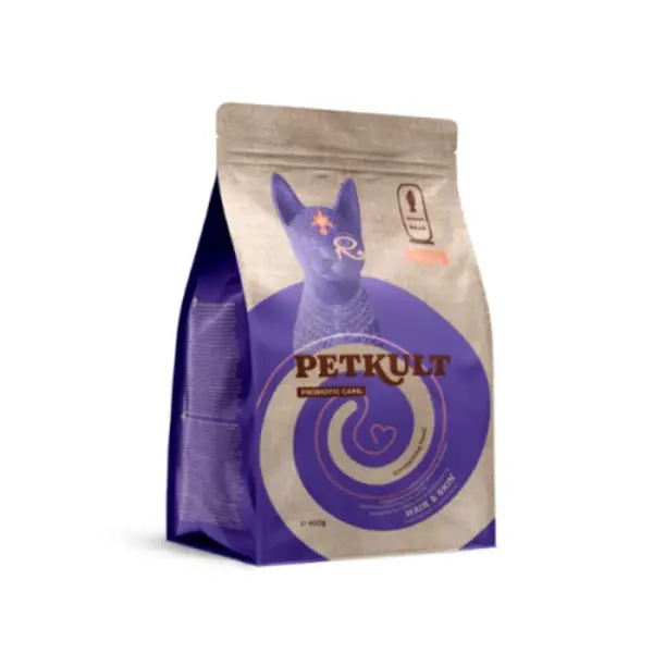 Hrana uscata Petkult Probiotic Care Hair Skin Fresh pentru pisici cu Somon 2 kg