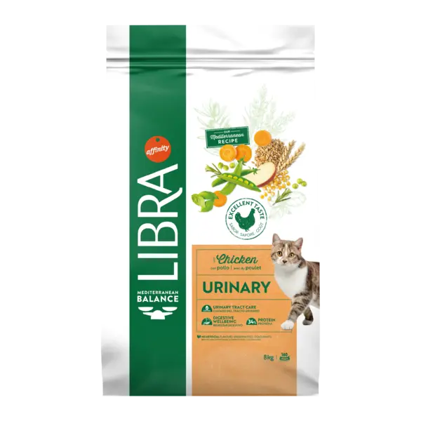 Hrana Uscata Pisici Adulte, Libra Cat Adult Urinary, 8 kg